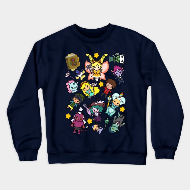 STAR VS EVIL Crewneck Sweatshirt by wss3